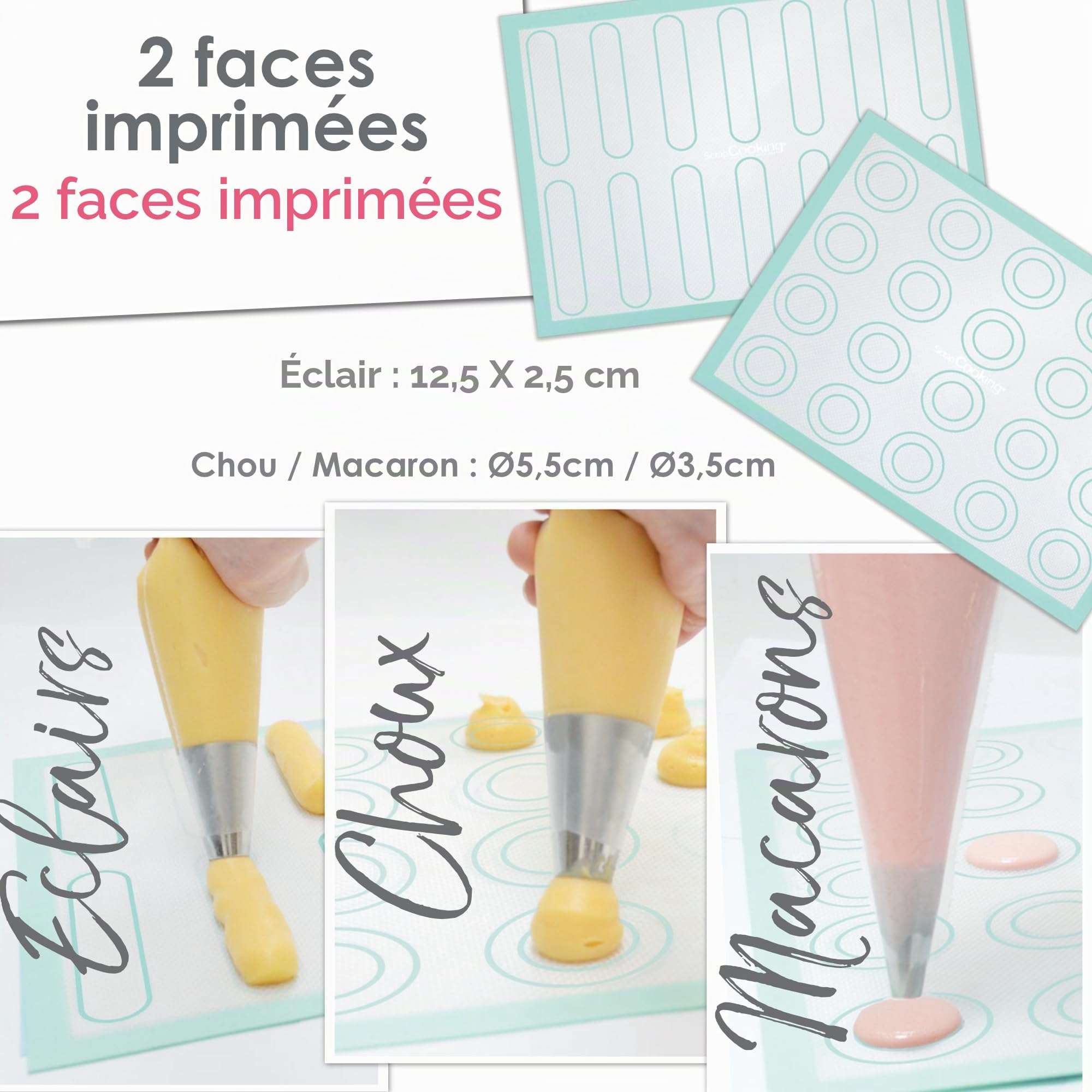 scrapcooking-mat-riel-tapis-macarons-silicone-perfor-30x40-cm-3181 image 4