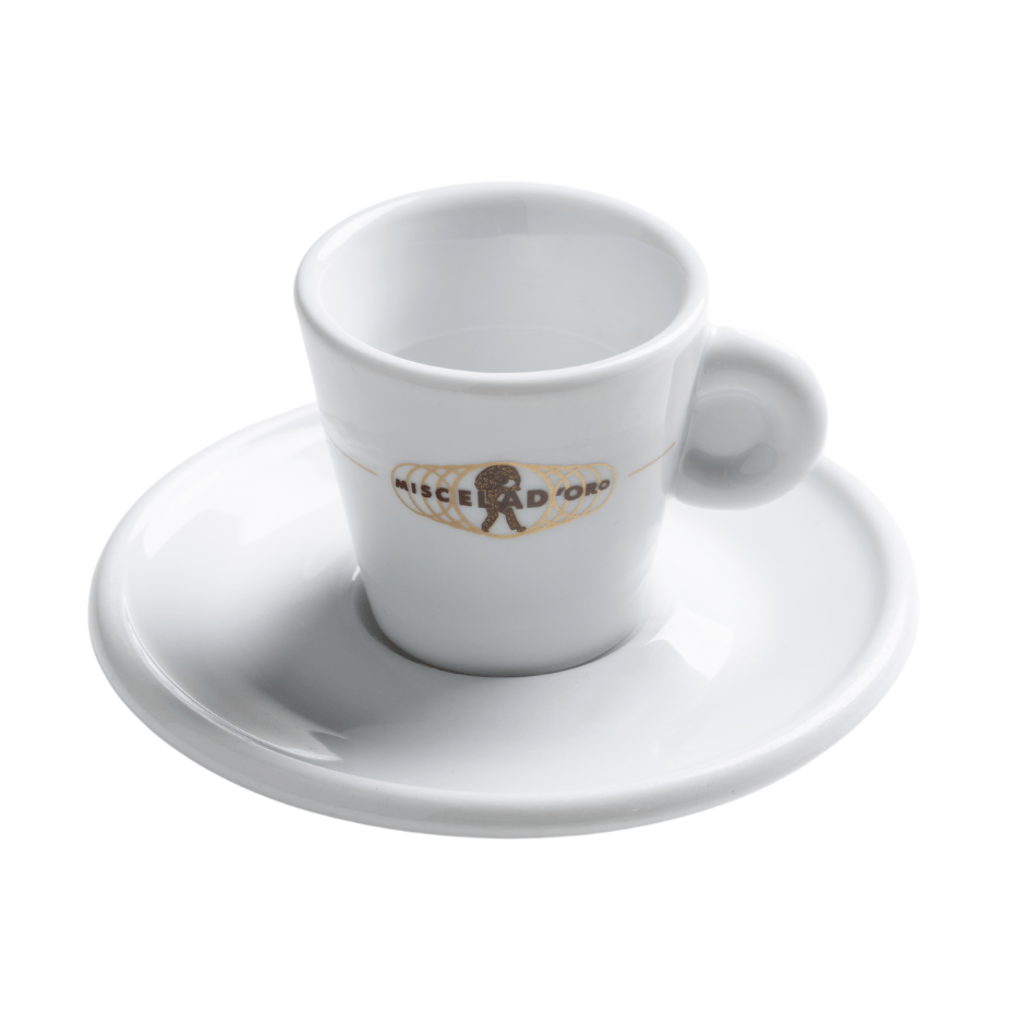 miscela-d-oro-cups-tasses-espresso-lot-6-porcelaine image 1