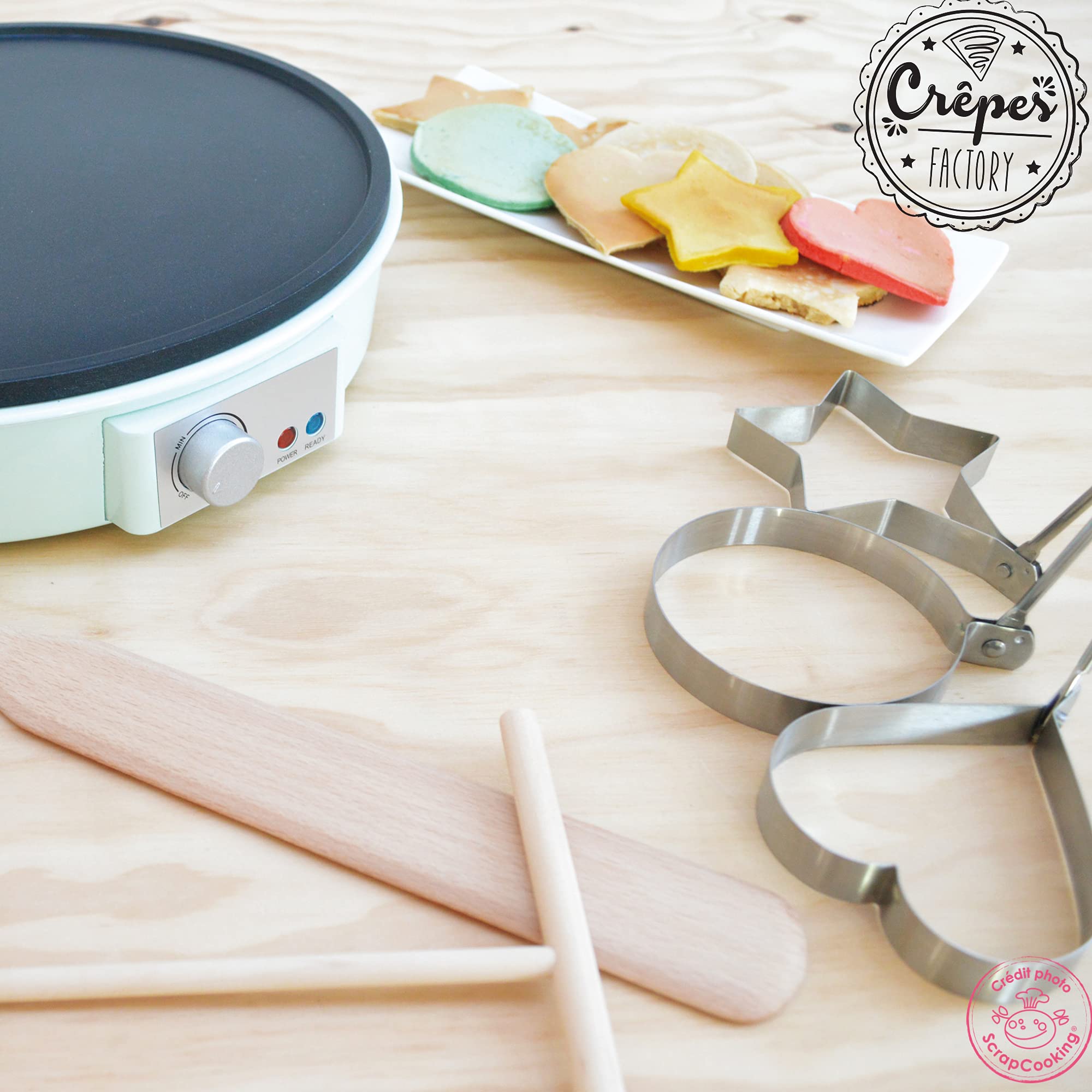 scrapcooking-cr-pes-factory-cr-pi-re-lectrique-verte-28-cm image 5