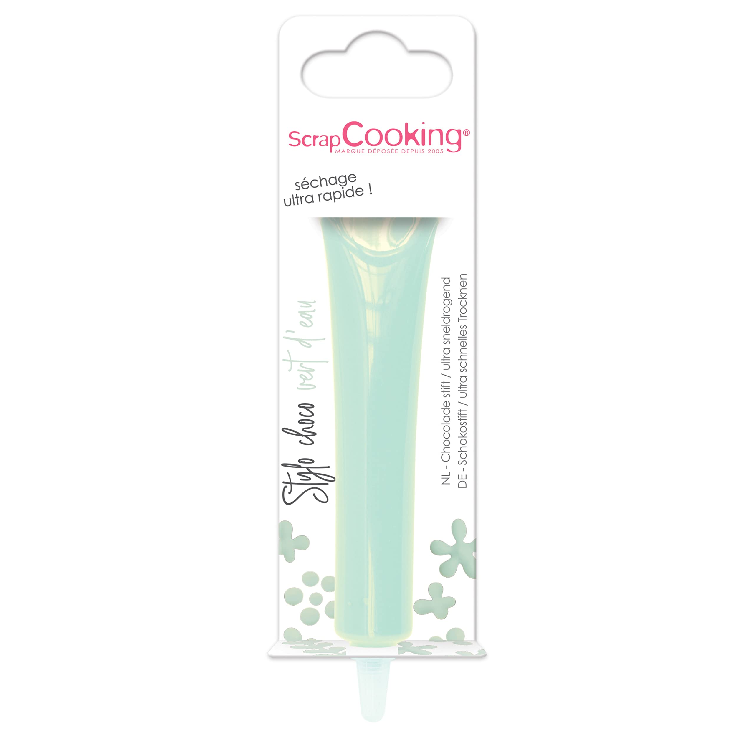 scrapcooking-d-corations-stylo-choco-vert-eau-25g-go-t-chocolat image 1