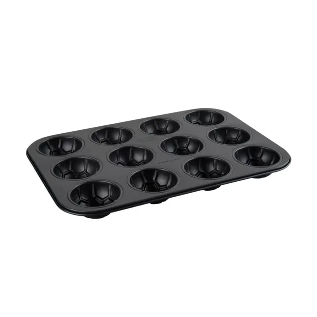 zenker-special-countries-moule-ballon-foot-12-muffins-inox image 1