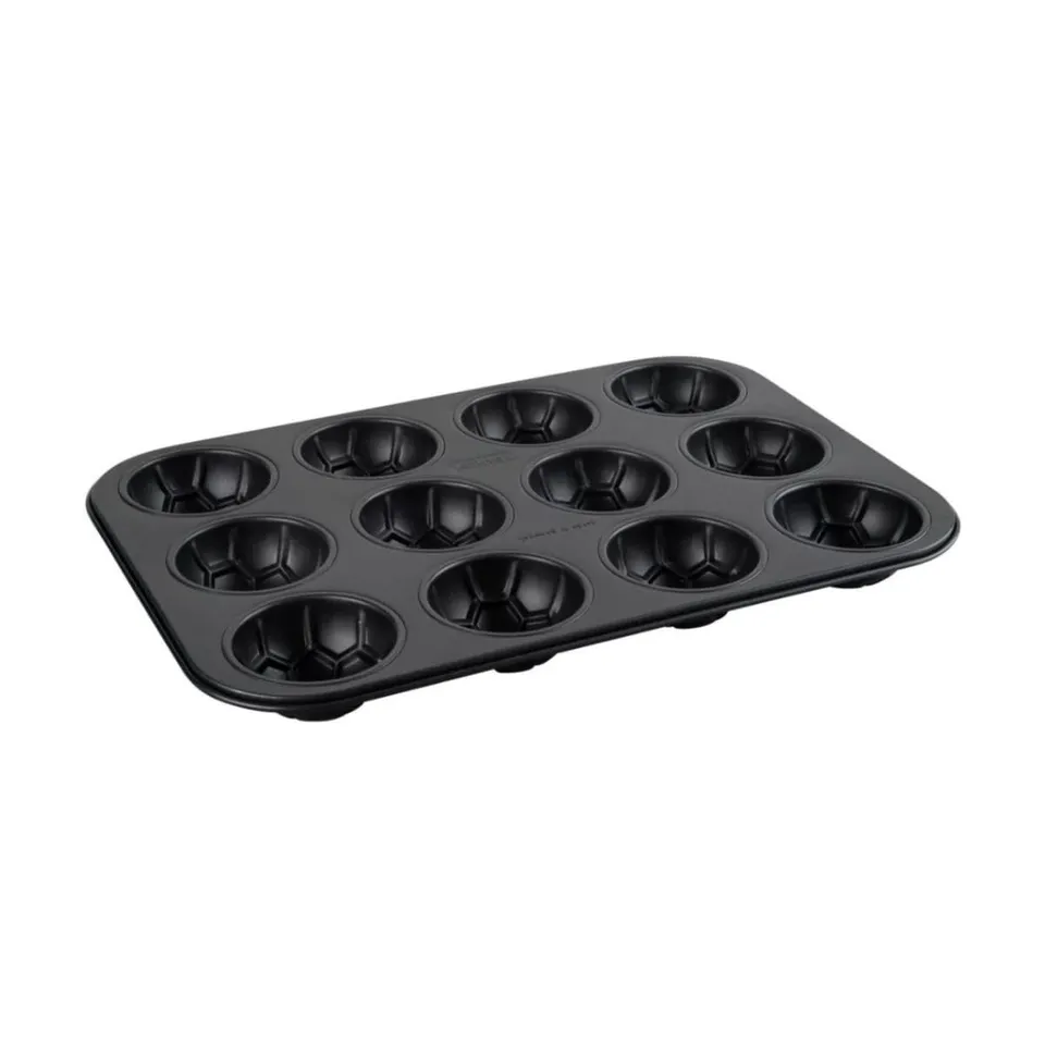zenker-special-countries-moule-ballon-foot-12-muffins-inox image 1