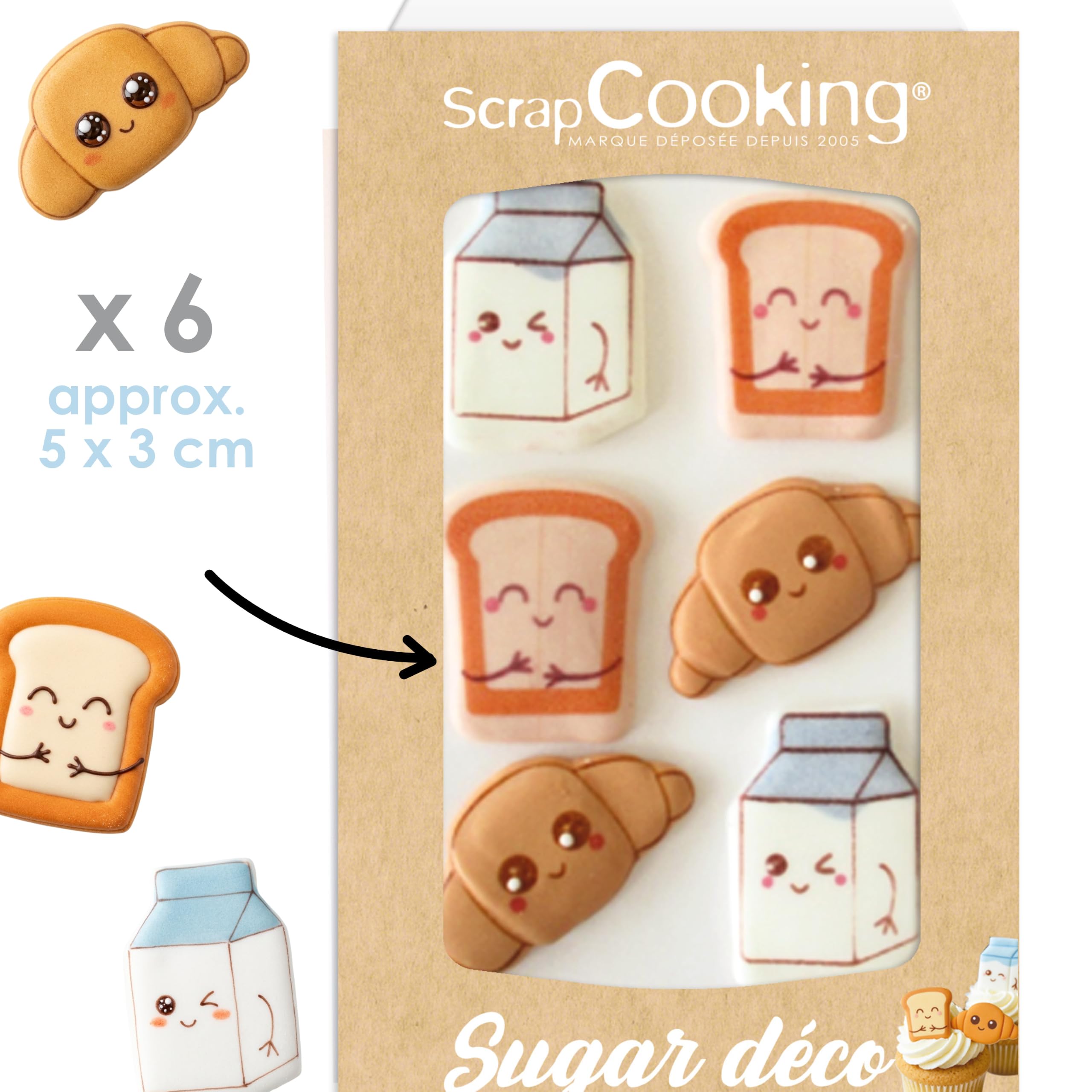 scrapcooking-d-corations-7058-d-cosucres-petit-d-j-kawaii-x6 image 4