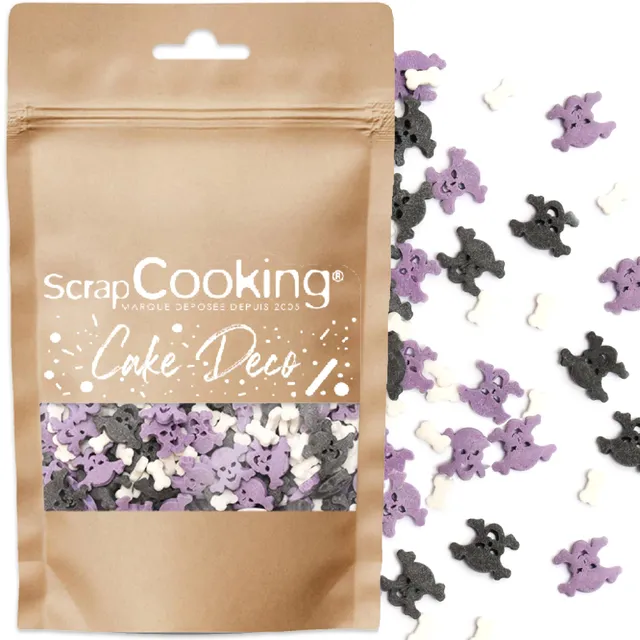 scrapcooking-d-corations-d-cors-sucr-s-os-t-te-de-mort-50-g-halloween image 1