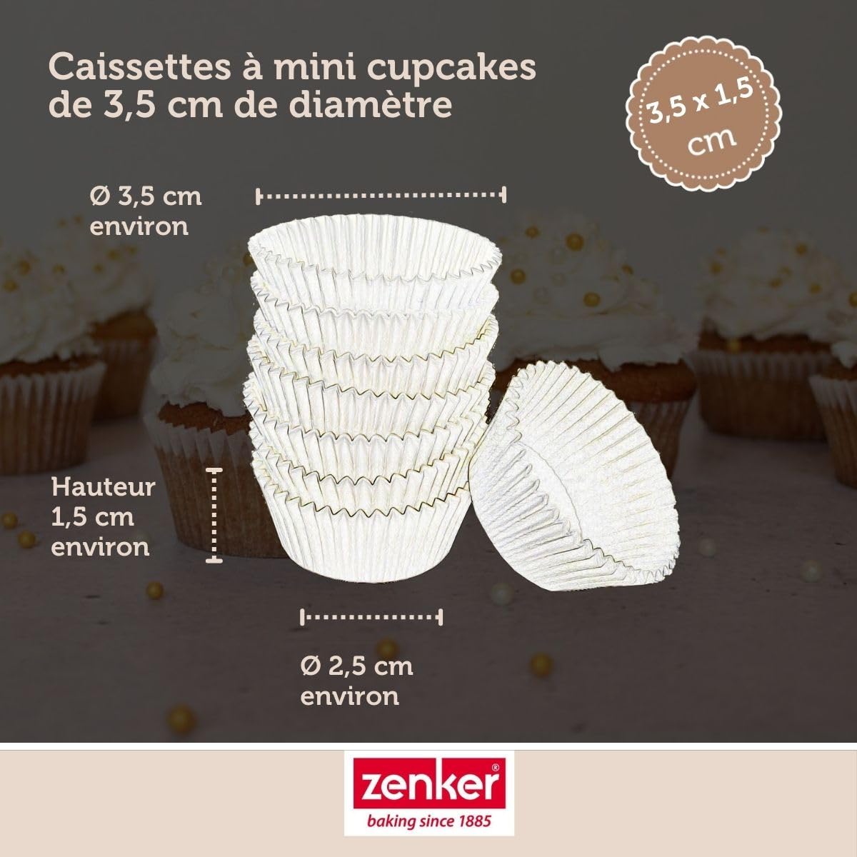 zenker-happy-cupcakes-lot-100-caissettes-papier-couleur image 3