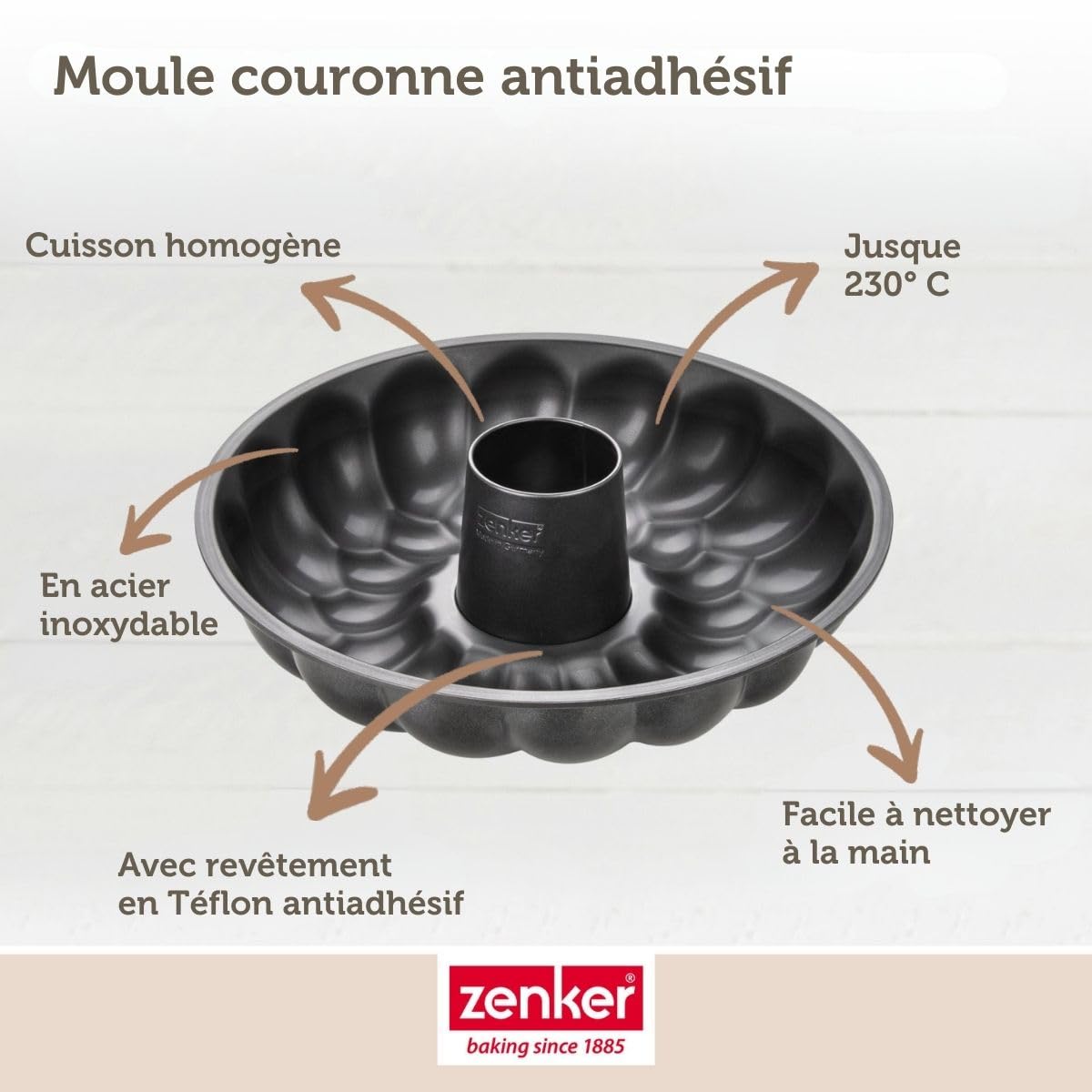 zenker-dein-brot-moule-pain-couronne-chemin-e-32-cm-acier image 5