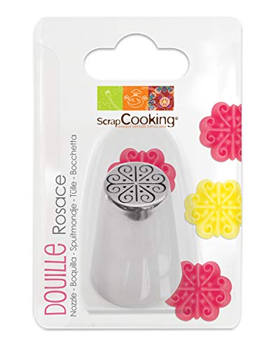 scrap-cooking-1797-douille-rosace-inox-fleur image 3