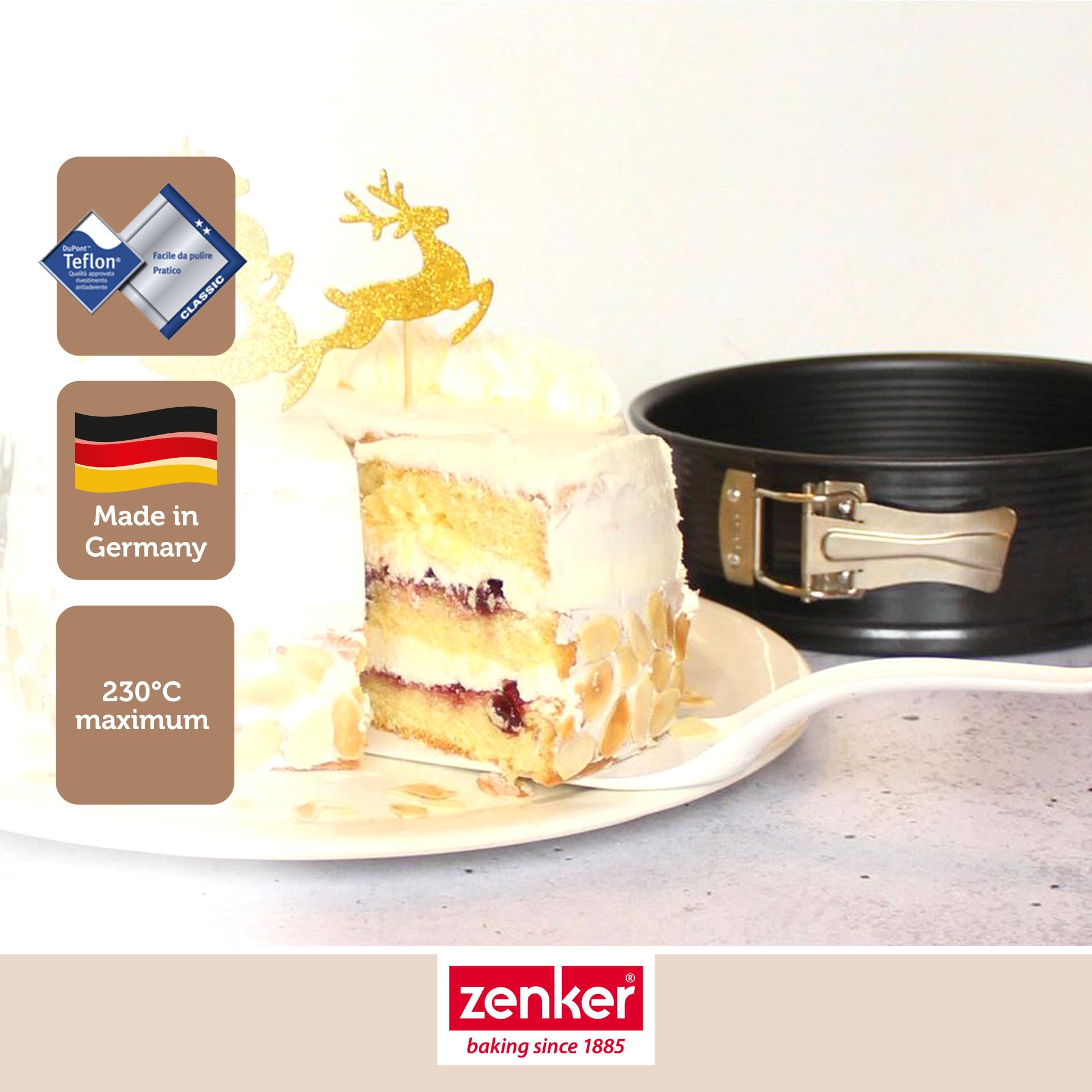 zenker-black-metallic-moule-manqu-20-cm-noir-antiadh-sif image 2