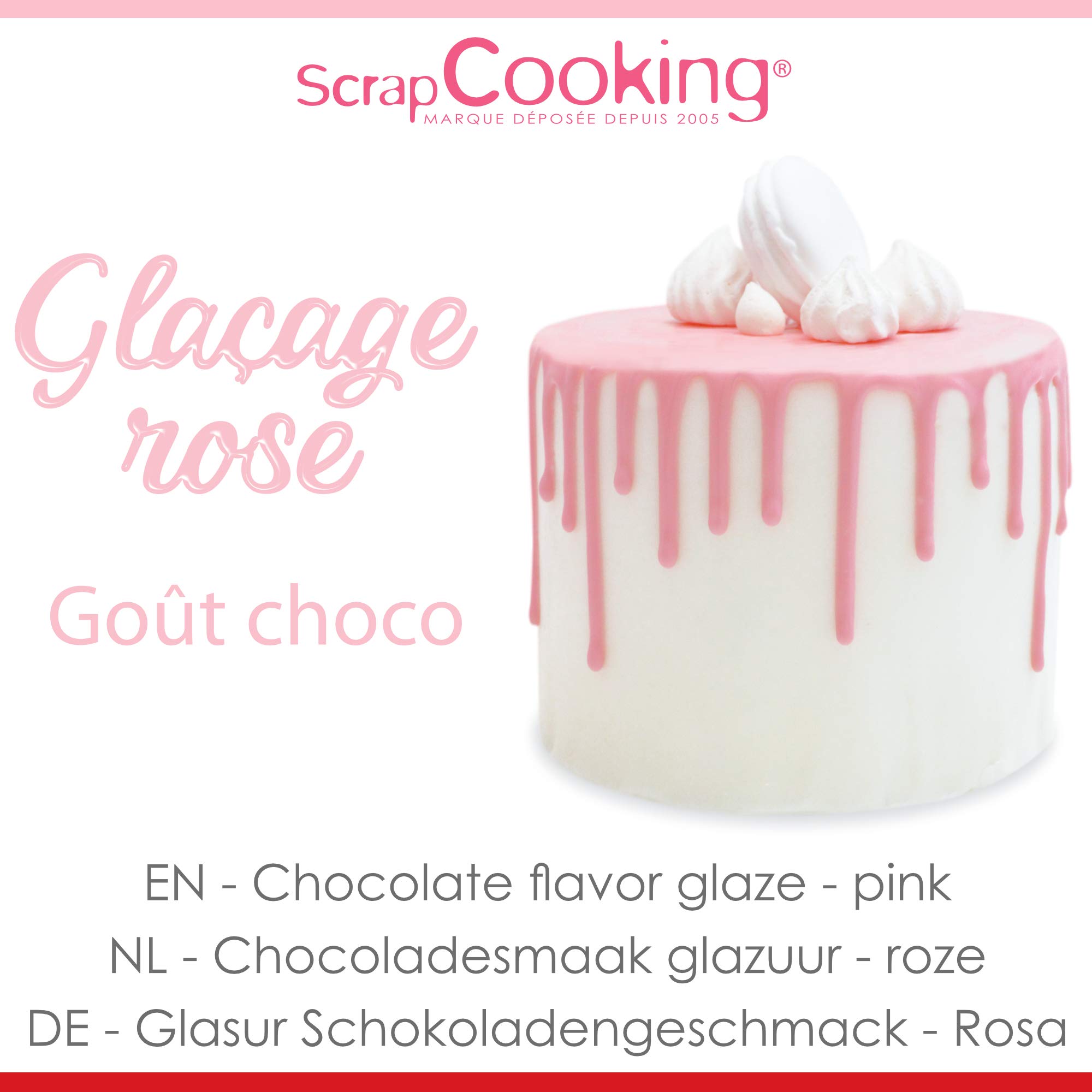 scrapcooking-ingr-dients-gla-age-rose-4701-chocolat-130g image 3