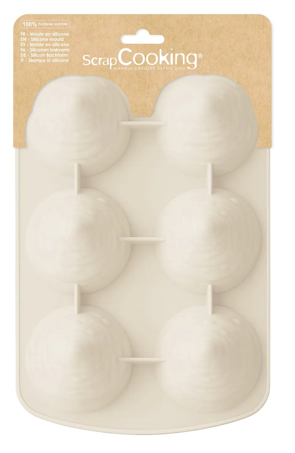 scrapcooking-moules-2986-moule-silicone-sapins-3d-6-empreintes-no-l image 1