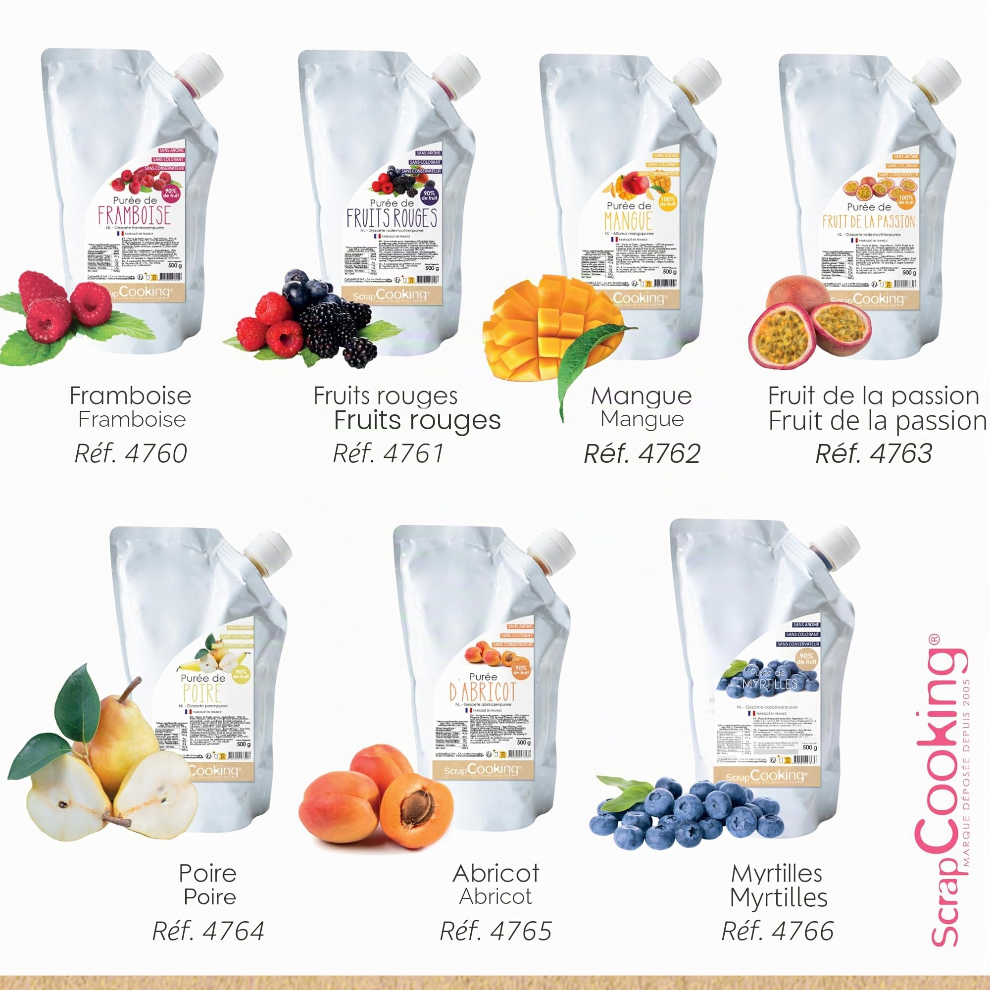 scrapcooking-ingr-dients-pur-e-myrtilles-500-g-fruit-90-gourde image 8