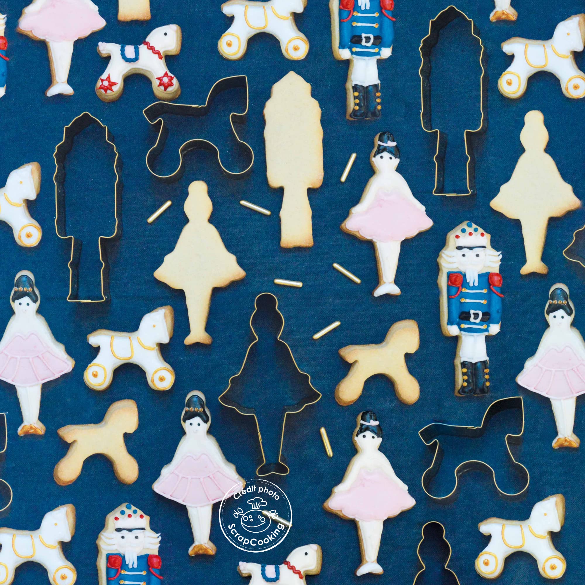 scrapcooking-emporte-pi-ces-casse-noisette-2087-inox-dor-lot-3 image 2