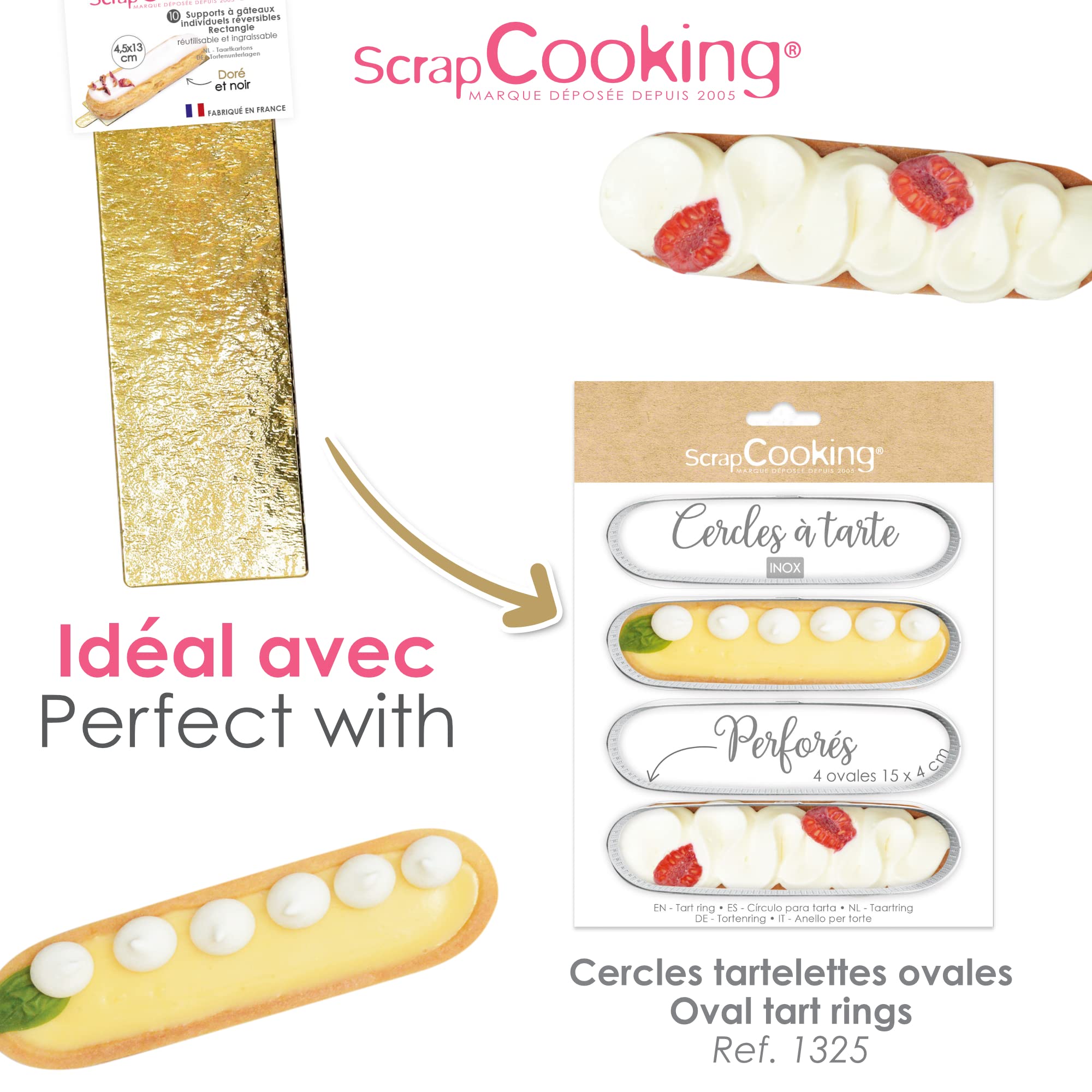 scrapcooking-mat-riel-5212-supports-g-teaux-rectangle-lot-10-dor image 7