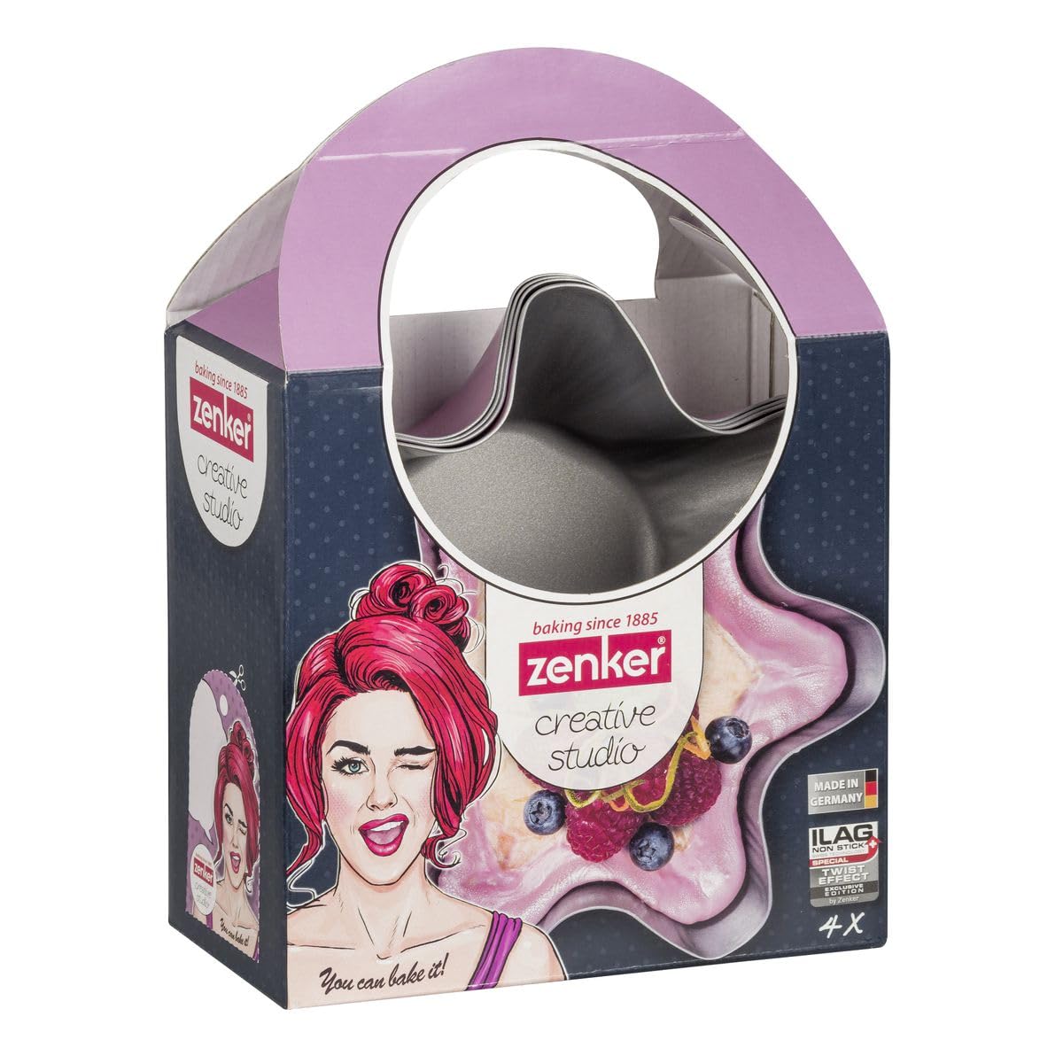 zenker-creative-studio-moules-aum-ni-res-rose-lot-de-4 image 8