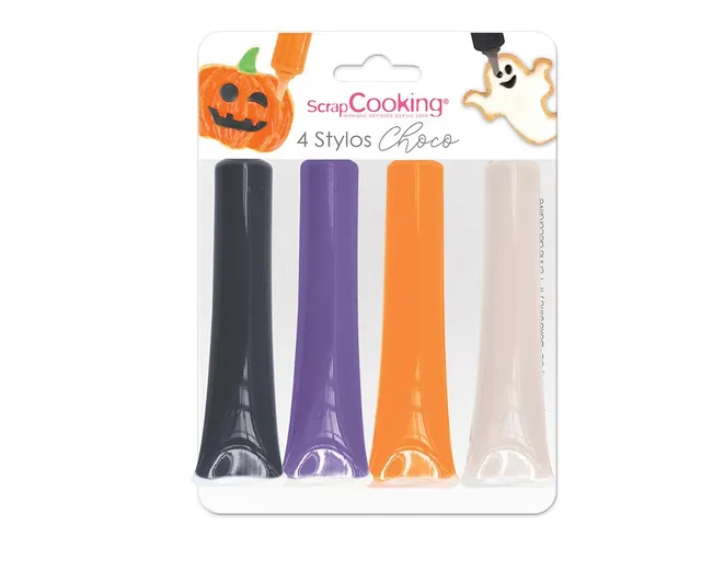scrap-cooking-d-corations-4-stylos-choco-halloween-4x25-g image 1