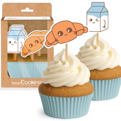 scrapcooking-kawai-kit-24-caissettes-24-toppers-cupcakes image 8