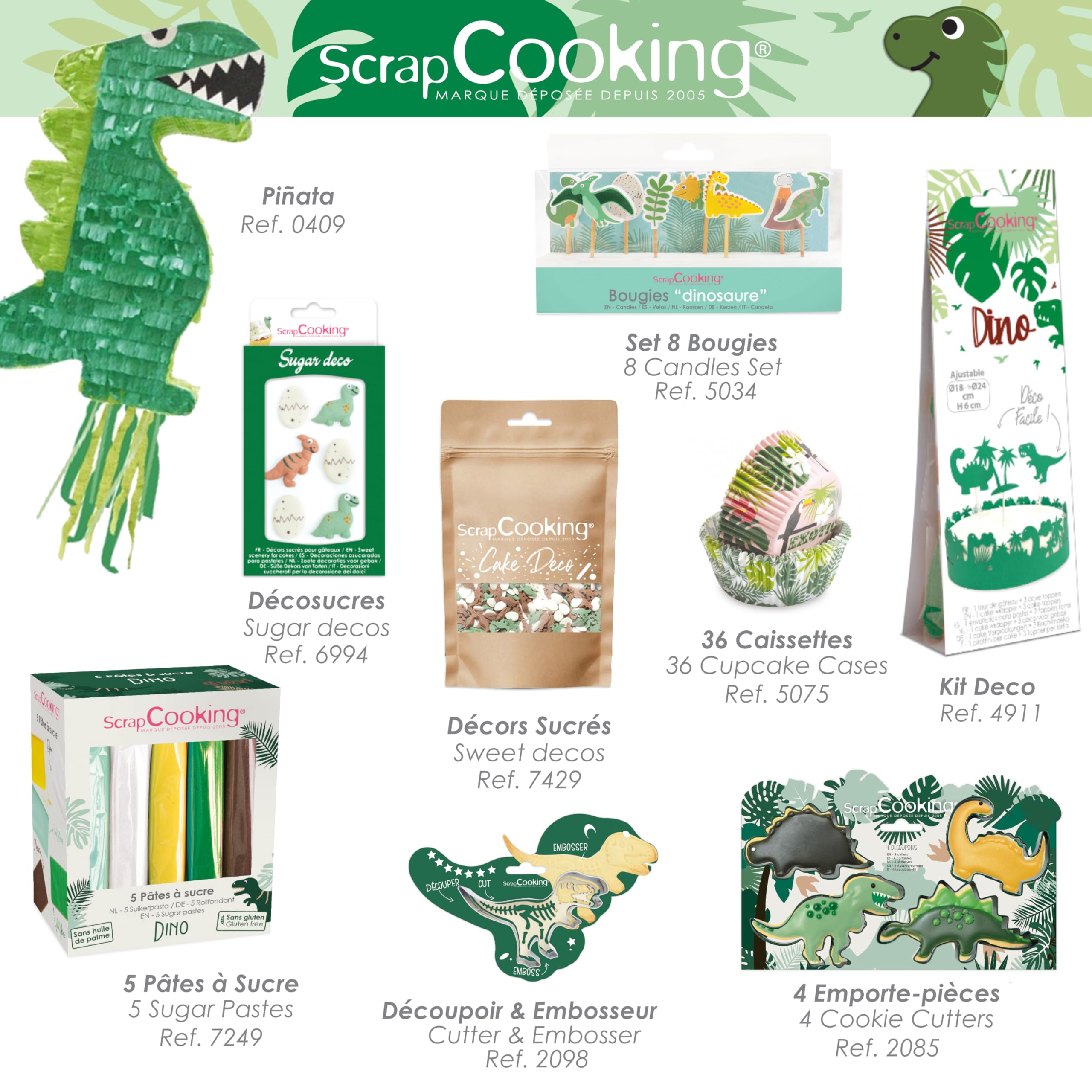 scrapcooking-d-corations-dinosaures-7429-d-cors-sucre-55g image 5