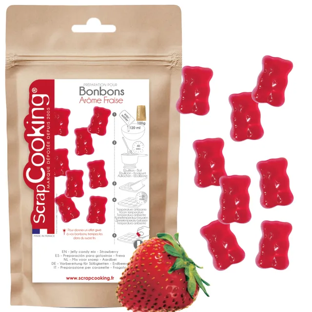 scrapcooking-ingr-dients-pr-paration-bonbons-fraise-100-g-ar-me-naturel image 1