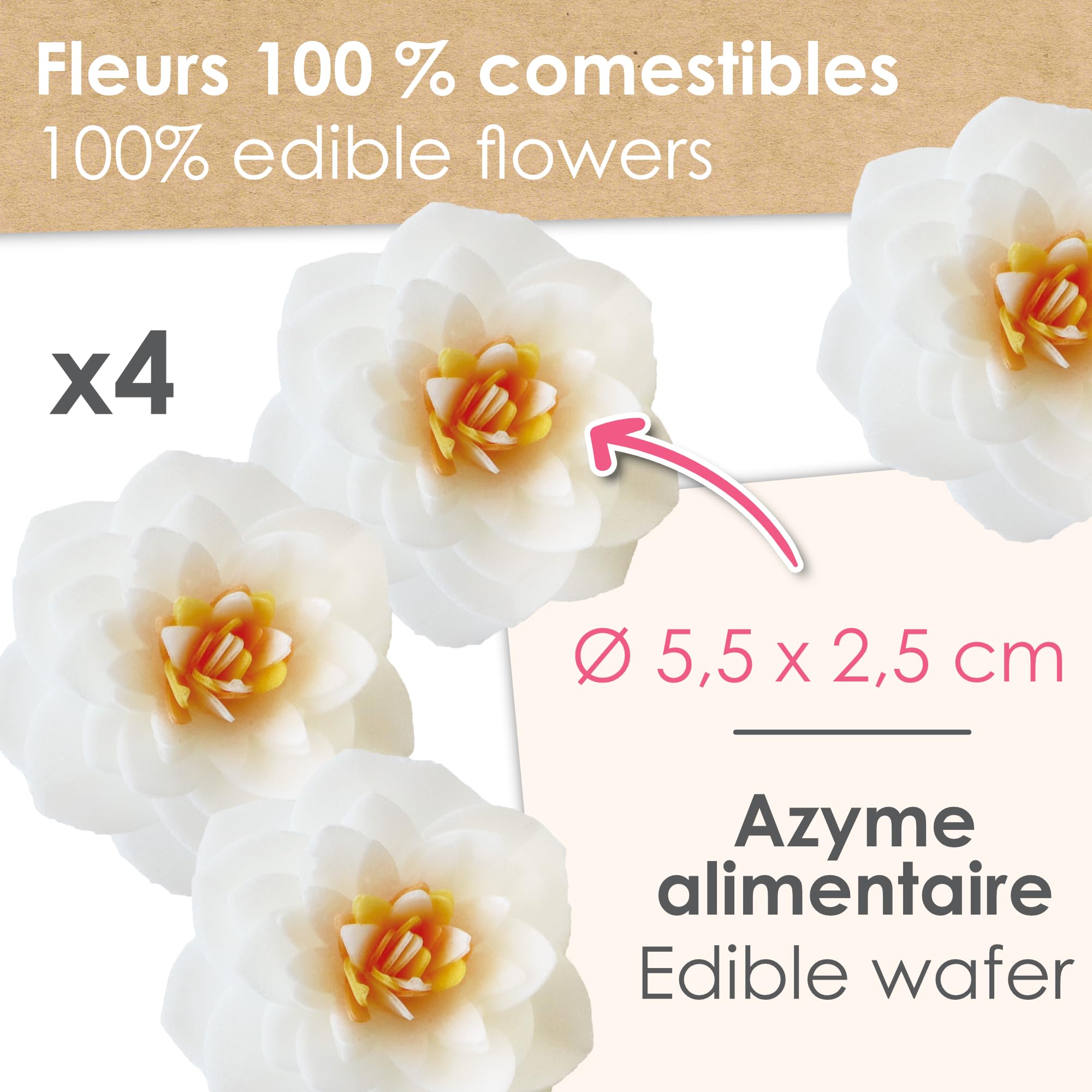 scrapcooking-d-corations-2292-cam-lias-blancs-azyme-x4 image 3