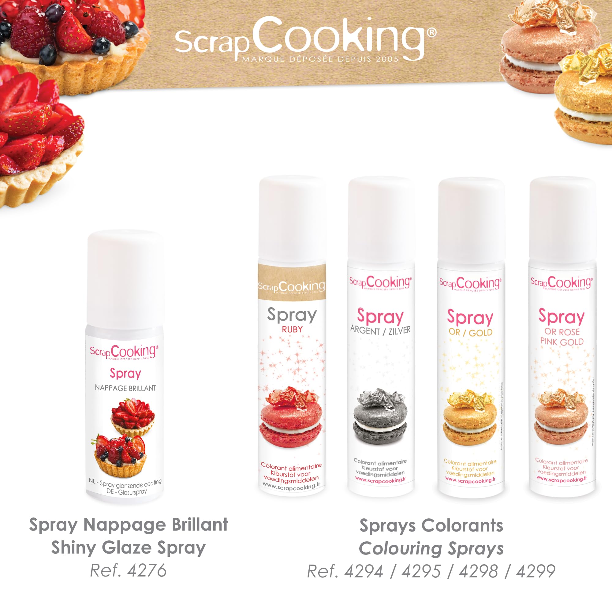 scrapcooking-4294-spray-colorant-rubis-rose-iris-75-ml image 7