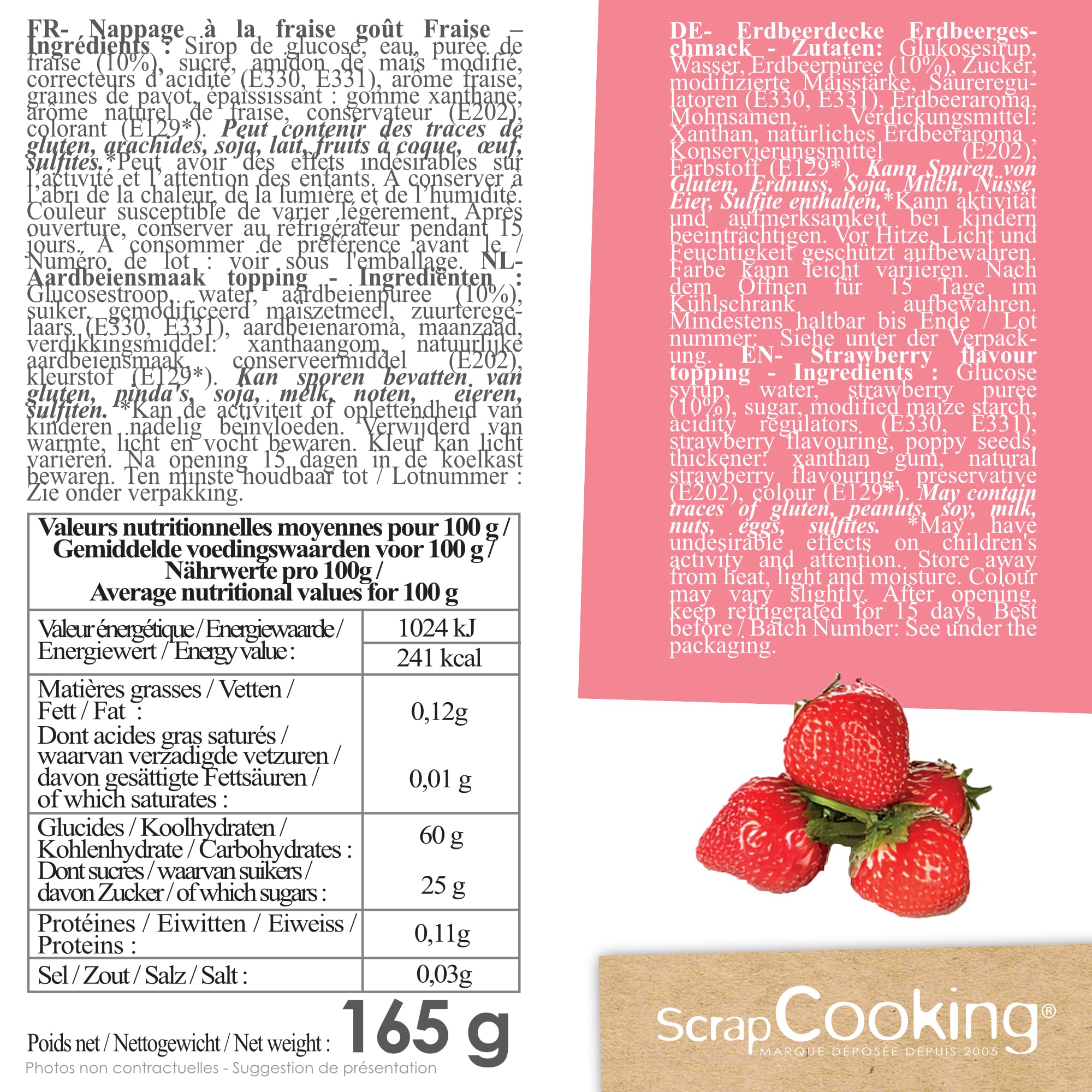 scrapcooking-8564-nappage-fraise-165-g-squeezer image 2