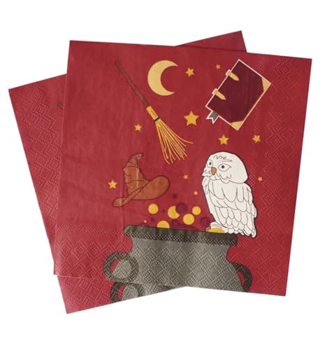 scrapcooking-d-corations-20-serviettes-sorcier-33cm-papier-f-te image 2