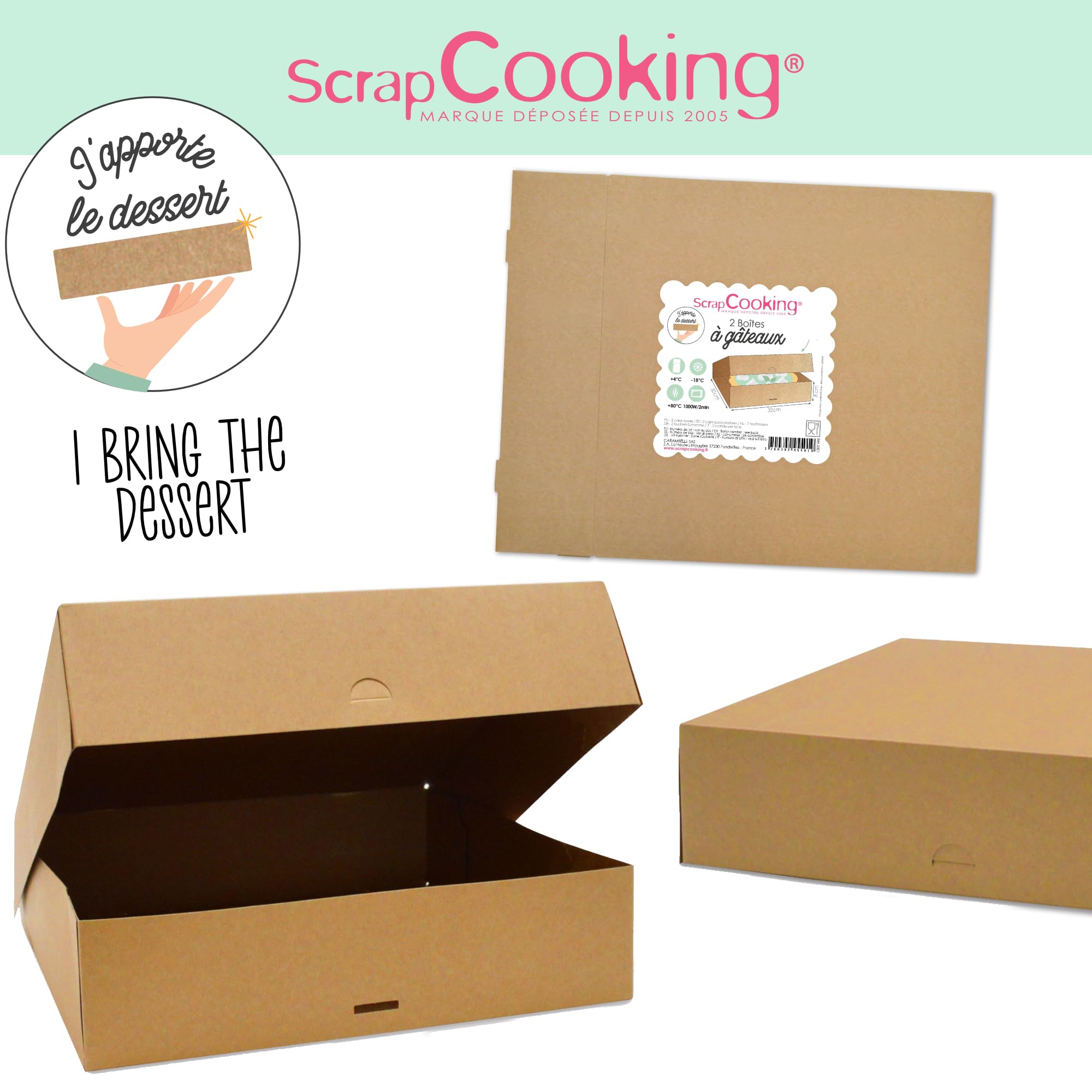 scrapcooking-bo-te-g-teau-kraft-32x32-lot-2 image 8