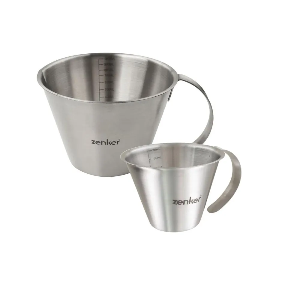 zenker-patisserie-9943250-verre-doseur-inox-250ml-1l image 1