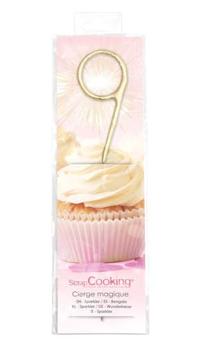scrapcooking-d-corations-cierge-magique-xxl-chiffre-9-4819-g-teau image 2