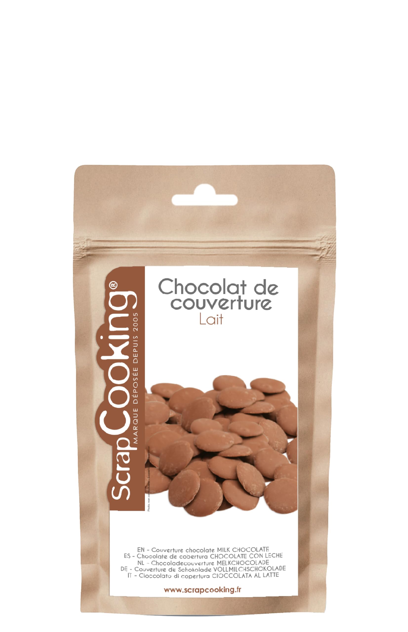 scrap-cooking-chocolat-couverture-blanc-190g-palets image 2