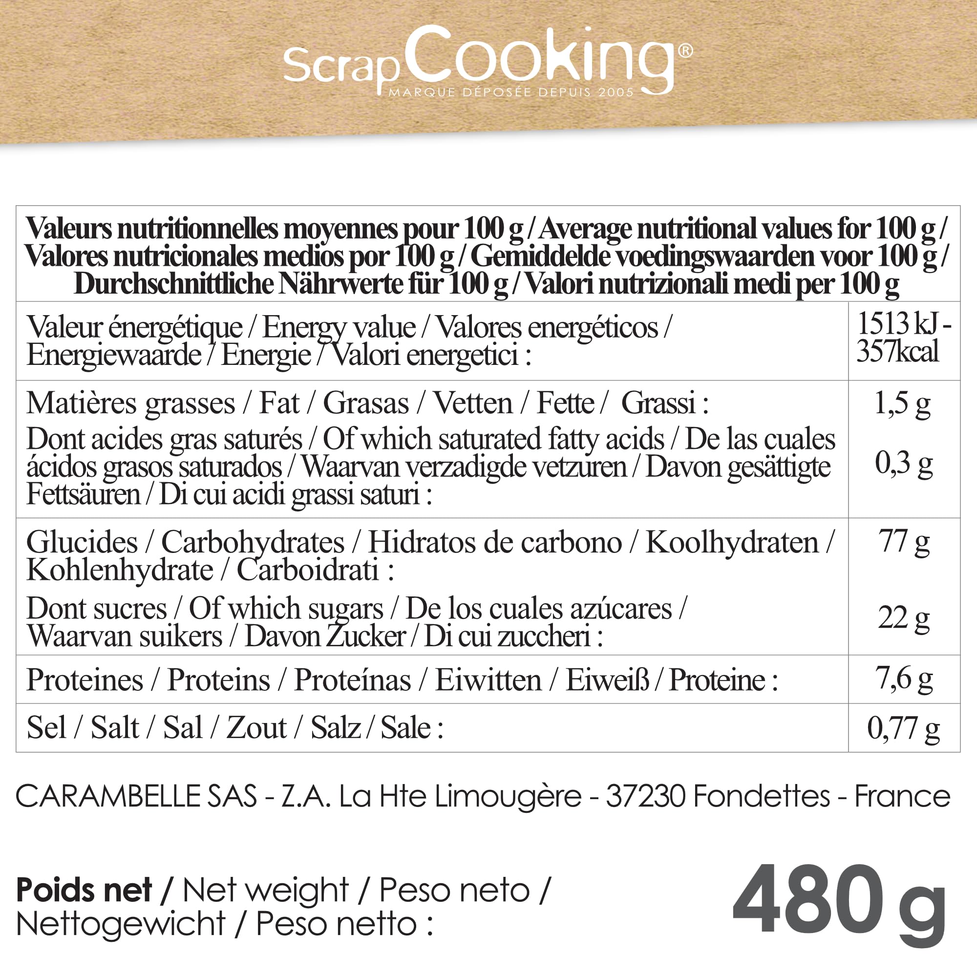 scrapcooking-ingr-dients-8544-pr-paration-gaufres-480-g image 2
