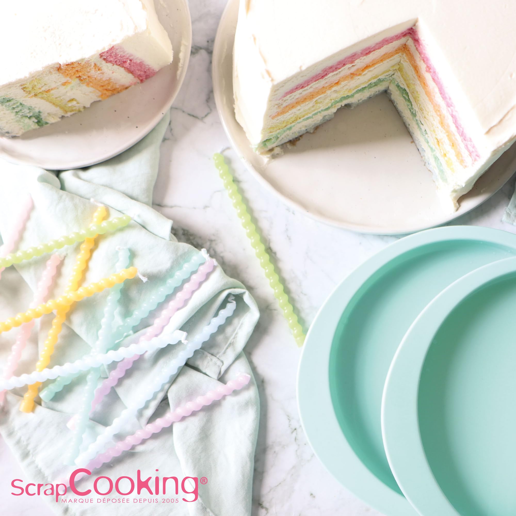 scrapcooking-moules-2065-layer-cake-silicone-15-5-cm-lot-5 image 8