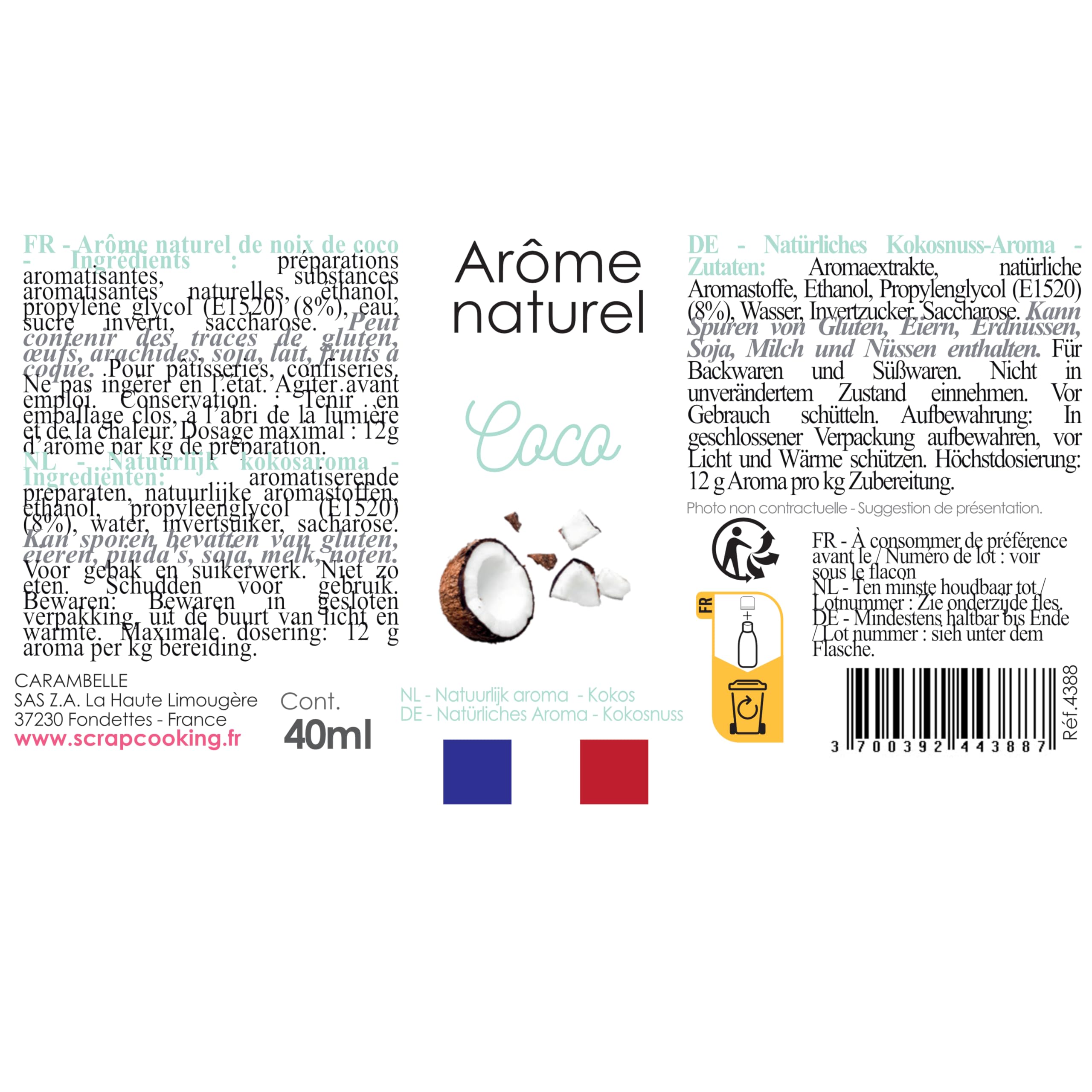 scrapcooking-ingr-dients-ar-me-coco-liquide-40-ml-naturel image 2