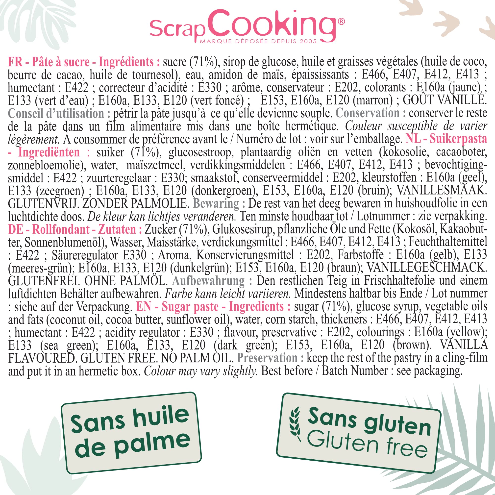 scrapcooking-p-tes-sucre-dinosaure-5x80-g-vanille image 6