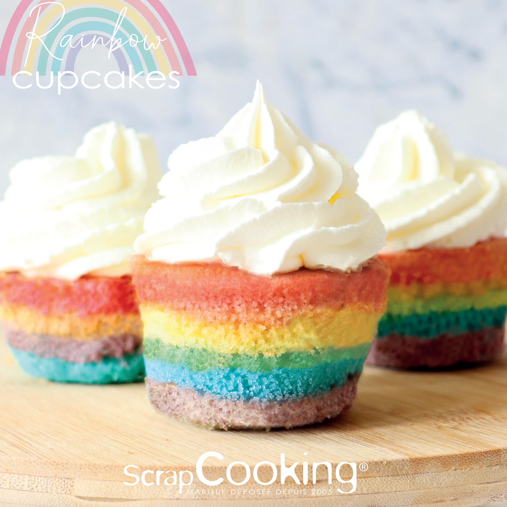 scrapcooking-kit-rainbow-cupcakes-3787-kit-cupcakes-arc-en-ciel-40-pcs image 7