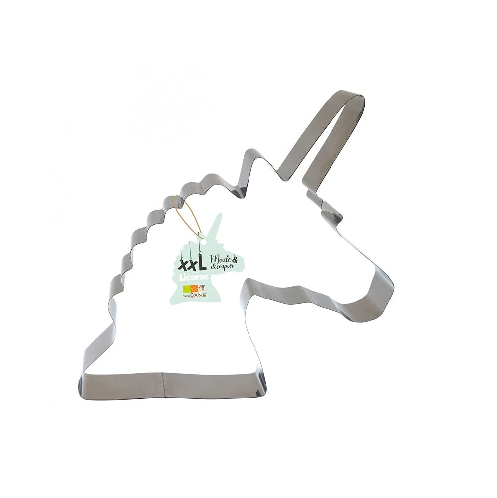 scrapcooking-moules-1982-moule-licorne-xxl-inox-30-cm image 1