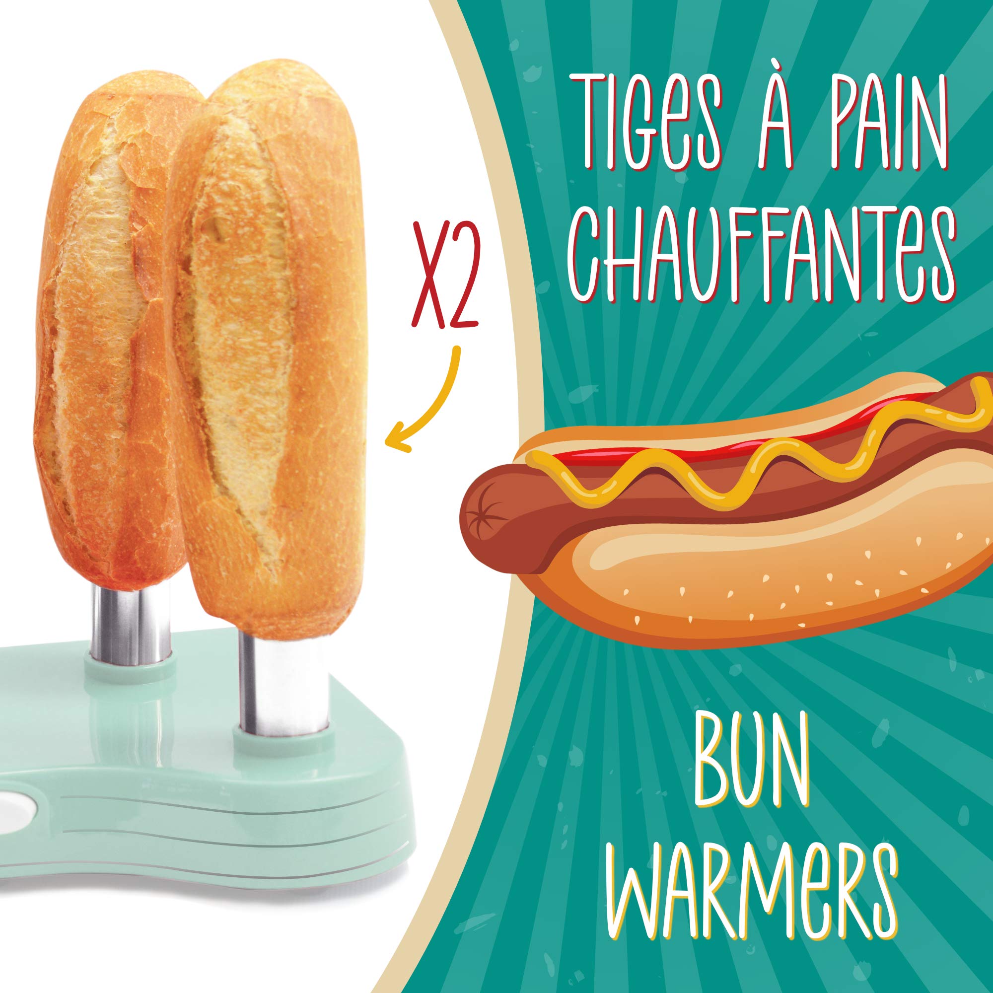 scrapcooking-0601-machine-hot-dog-vert-12-saucisses-r-tro image 5