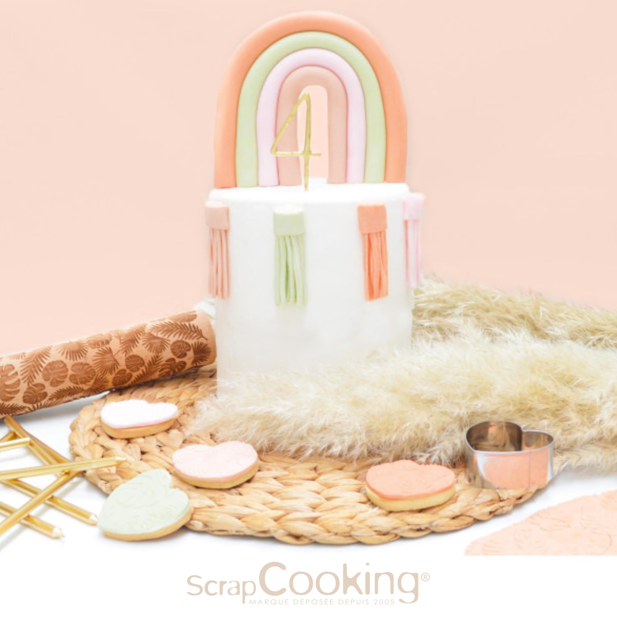 scrapcooking-p-tes-sucre-lin-beige-250-g-naturel-7624 image 4