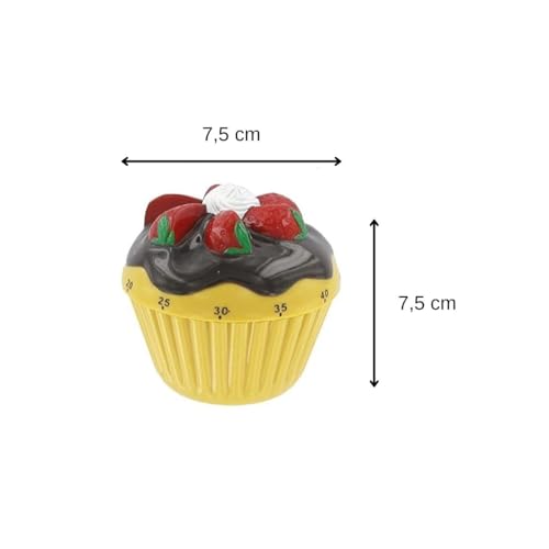 zenker-patisserie-41943-minuteur-cupcake-m-canique-jaune image 8