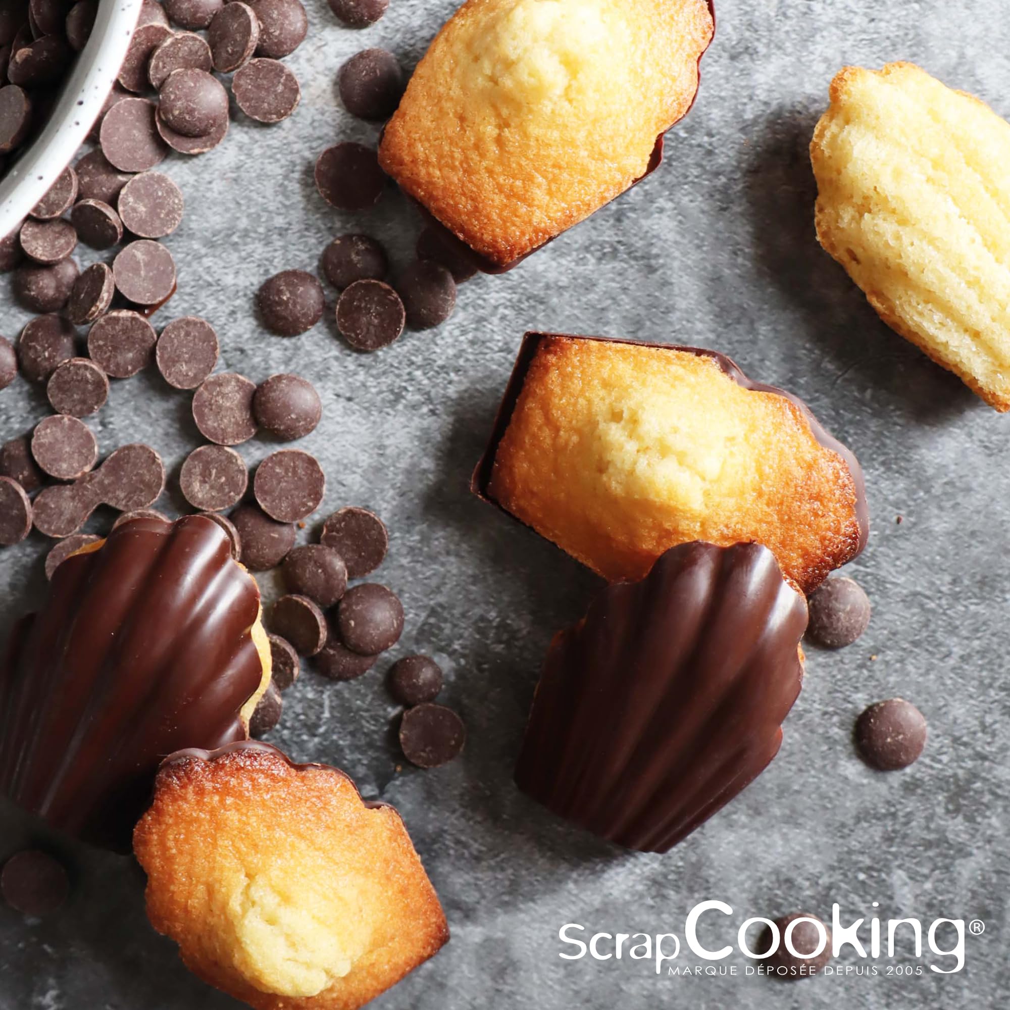scrapcooking-moules-3115-moule-madeleines-silicone-9-vert image 4