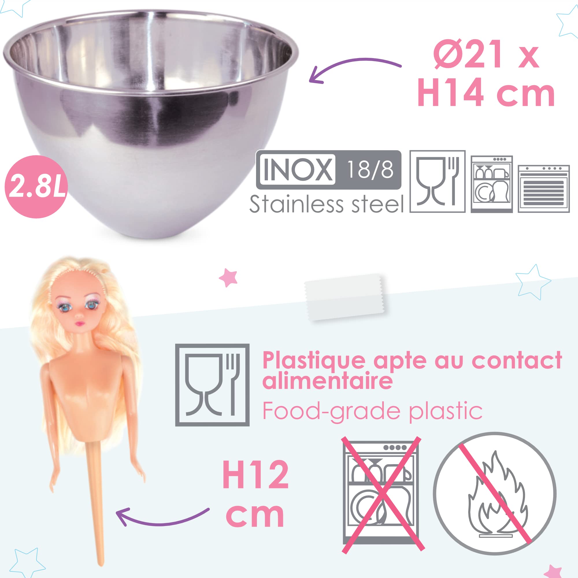 scrapcooking-moules-1904-kit-g-teau-princesse-d-me-inox image 5