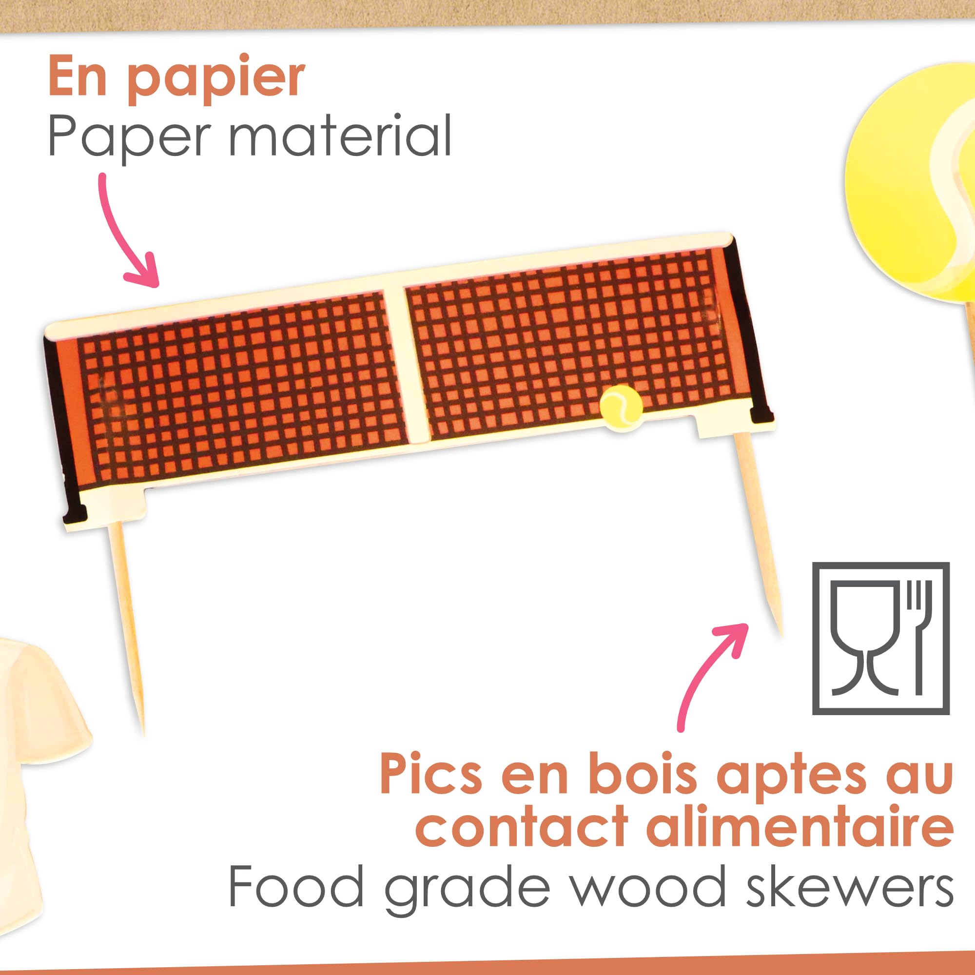 scrapcooking-4945-cake-toppers-tennis-papier-x5 image 4