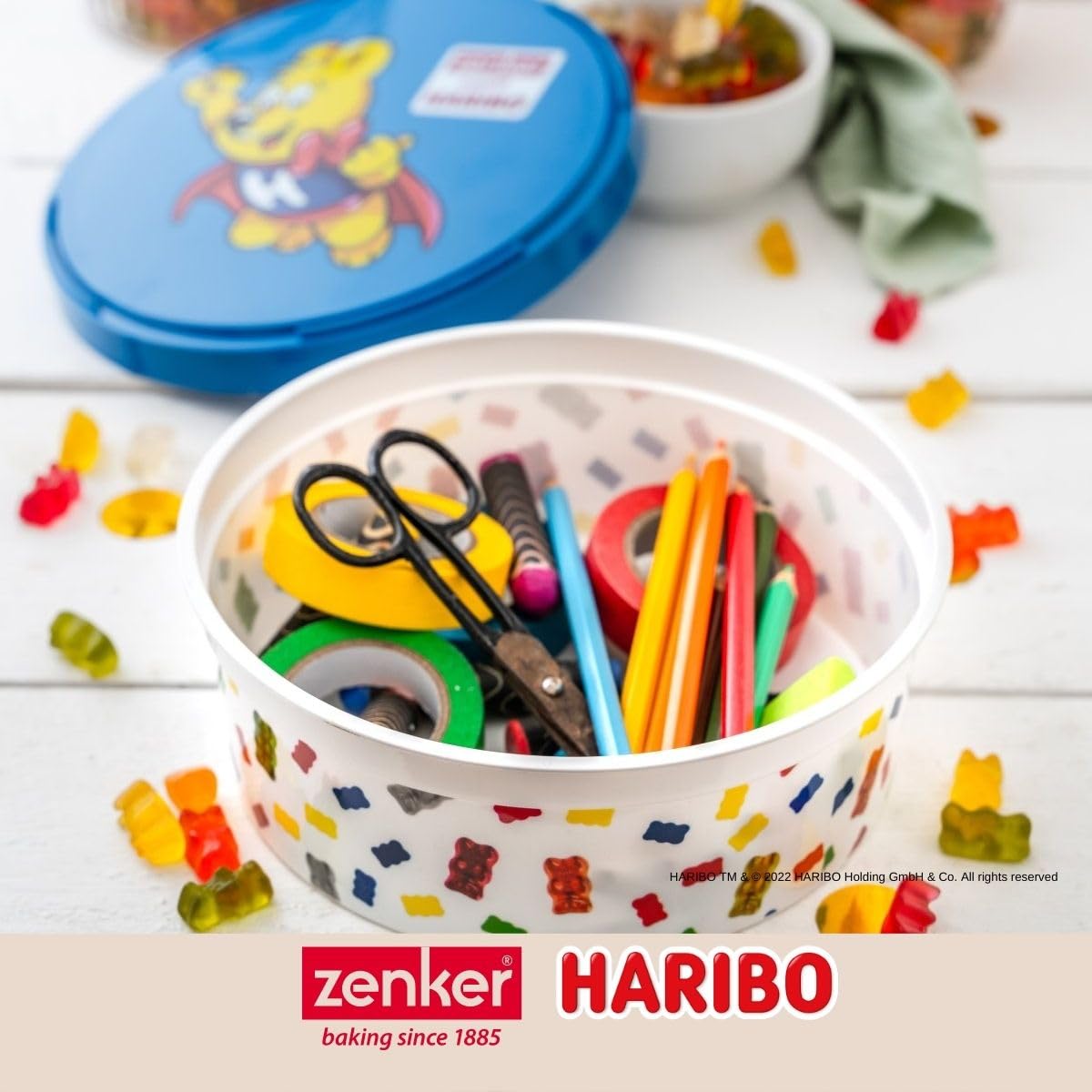 zenker-meets-haribo-46518-bo-te-g-teau-ronde-18-7-cm-bleu image 2