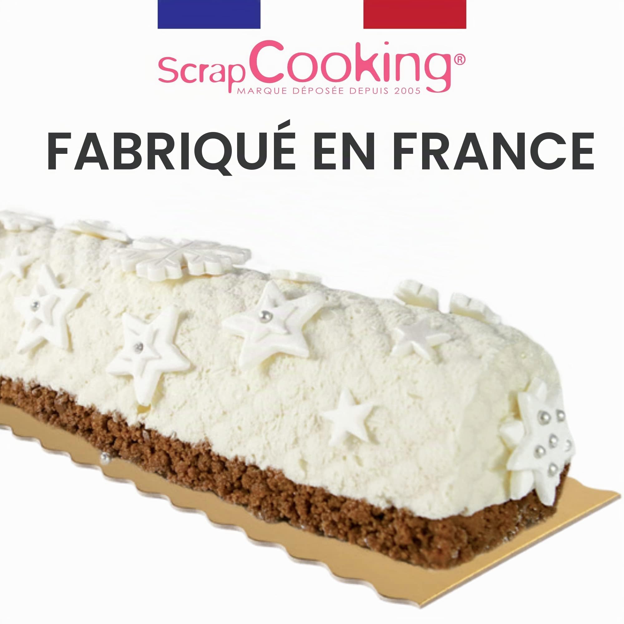 scrapcooking-mat-riel-5205-support-b-che-30x10-cm-dor-noir-x5 image 7