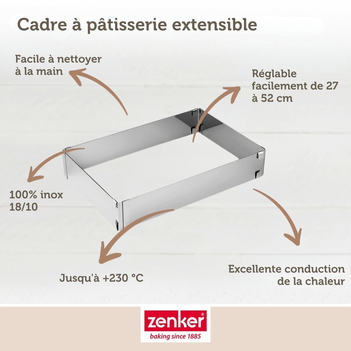 zenker-patisserie-7709-cadre-g-teau-rectangle-r-glable image 3