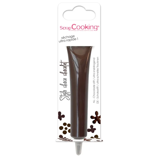 scrapcooking-d-corations-stylo-choco-6801-marron-25-g image 1