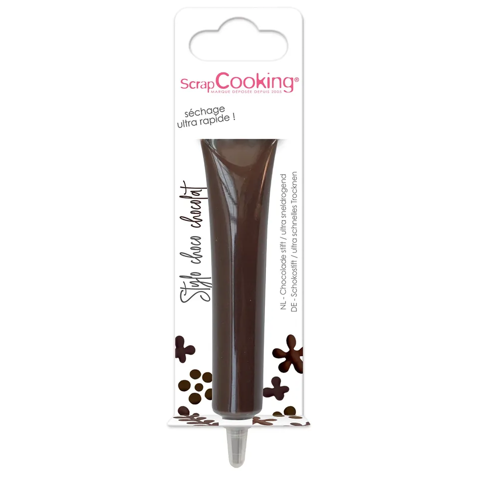 scrapcooking-d-corations-stylo-choco-6801-marron-25-g image 1