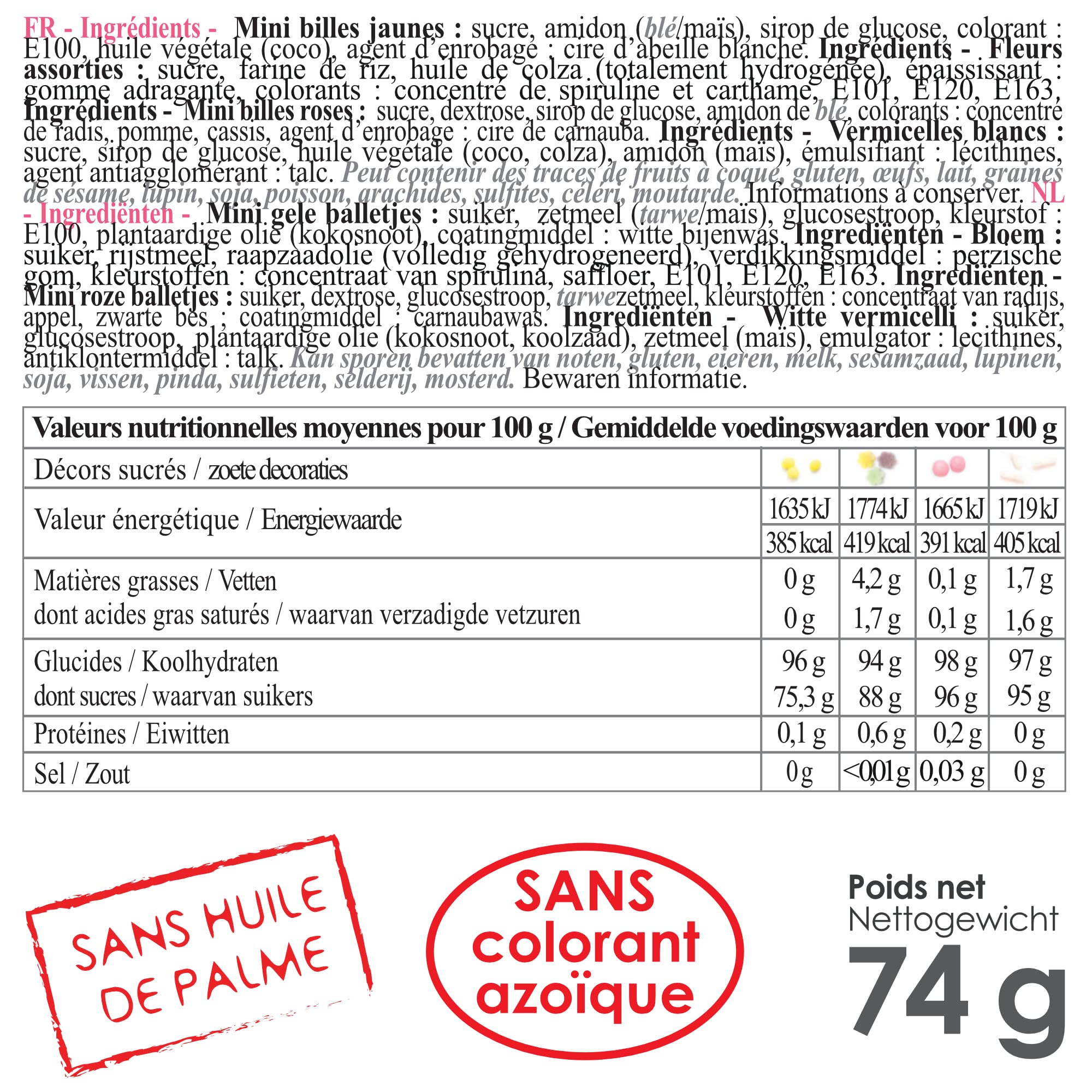 scrapcooking-d-corations-d-cors-sucr-s-natural-mix-74g-7524 image 6