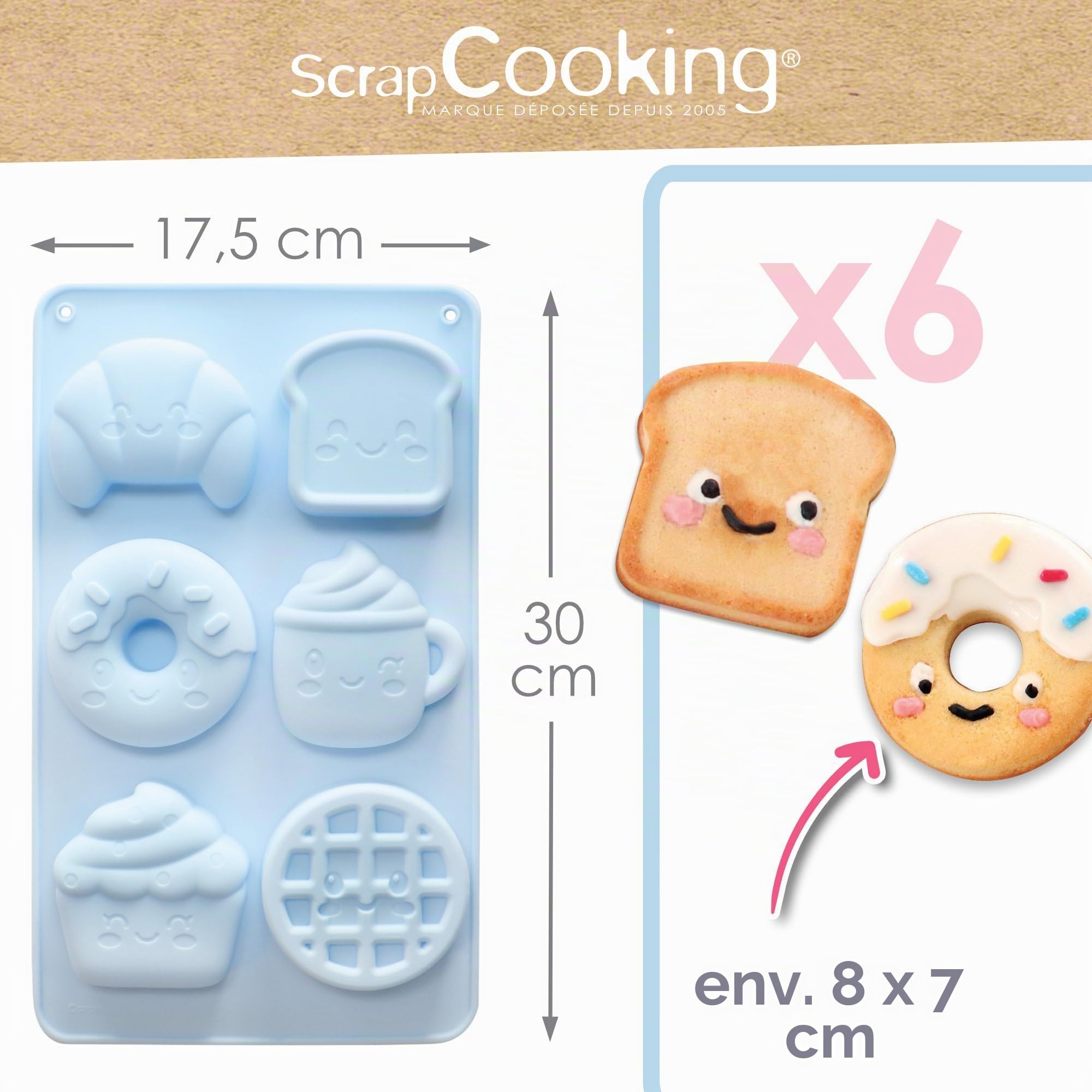 scrapcooking-moules-3187-moule-silicone-g-teaux-kawaii-6-formes image 3