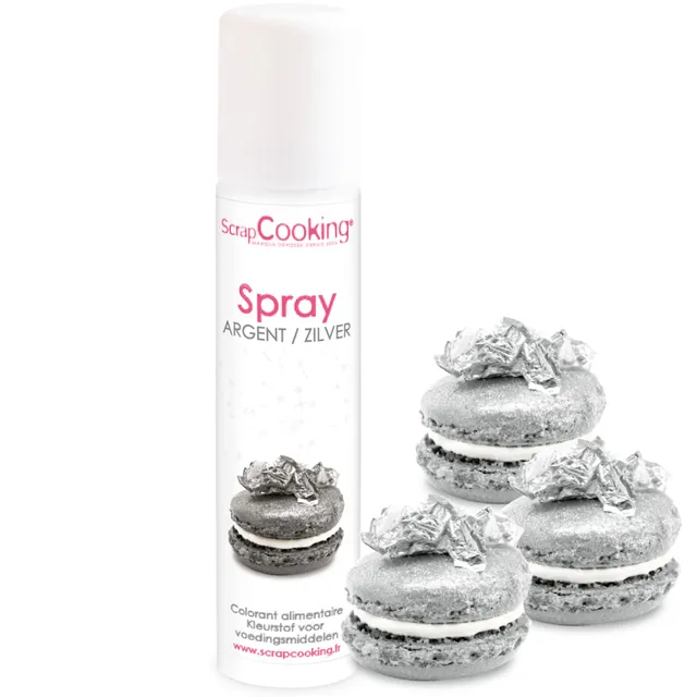 scrapcooking-colorants-spray-argent-4295-colorant-surface-40-ml image 1